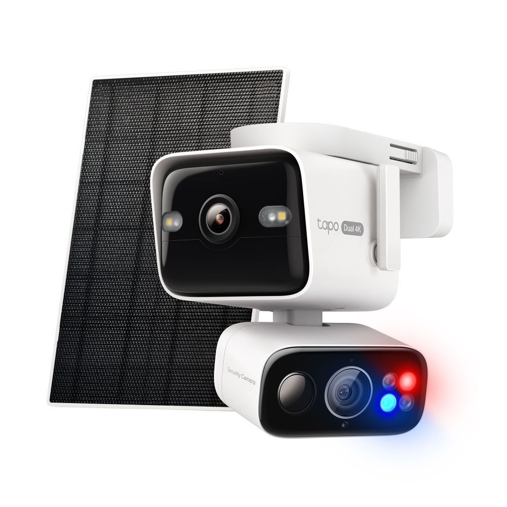 TP-Link Tapo C675D Solar-Powered Dual-Lens Pan/Tilt Security Camera Kit