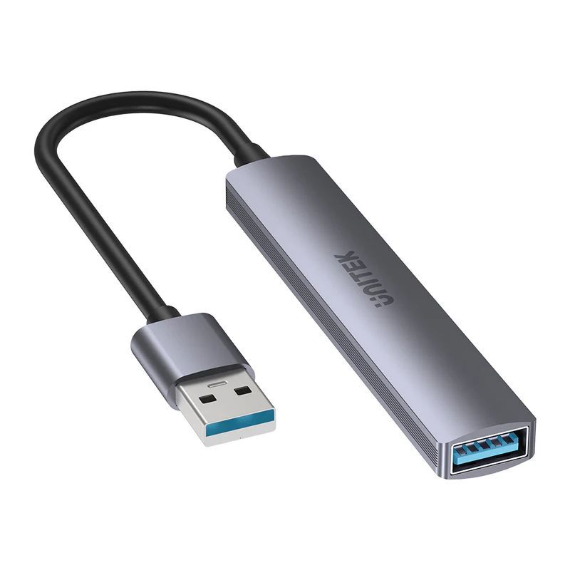 Unitek 4-in-1 USB-A Hub Space Grey