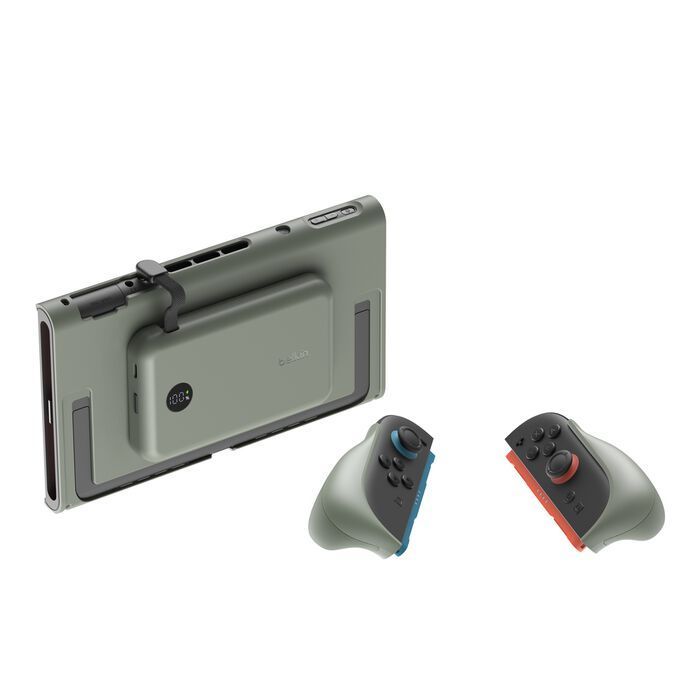 Belkin Gaming Grip for Nintendo Switch 2 Olive Green Belkin Gaming Grip for Nintendo Switch 2 Olive Green