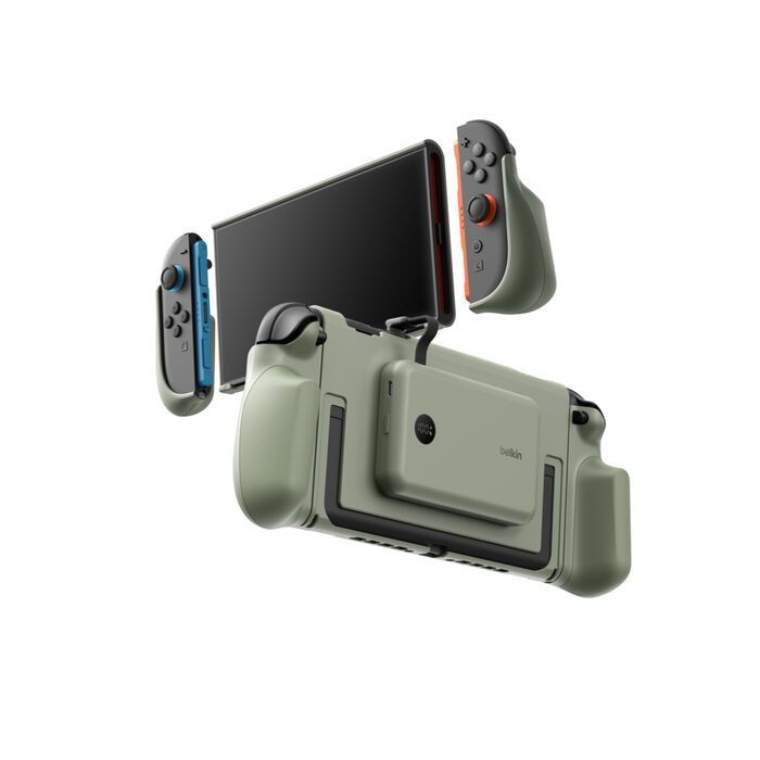 Belkin Gaming Grip for Nintendo Switch 2 Olive Green Belkin Gaming Grip for Nintendo Switch 2 Olive Green