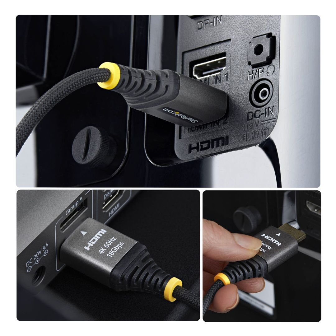 Startech HDMI 2.0 male/male 4K 60HZ cable 2m Black Startech HDMI 2.0 male/male 4K 60HZ cable 2m Black