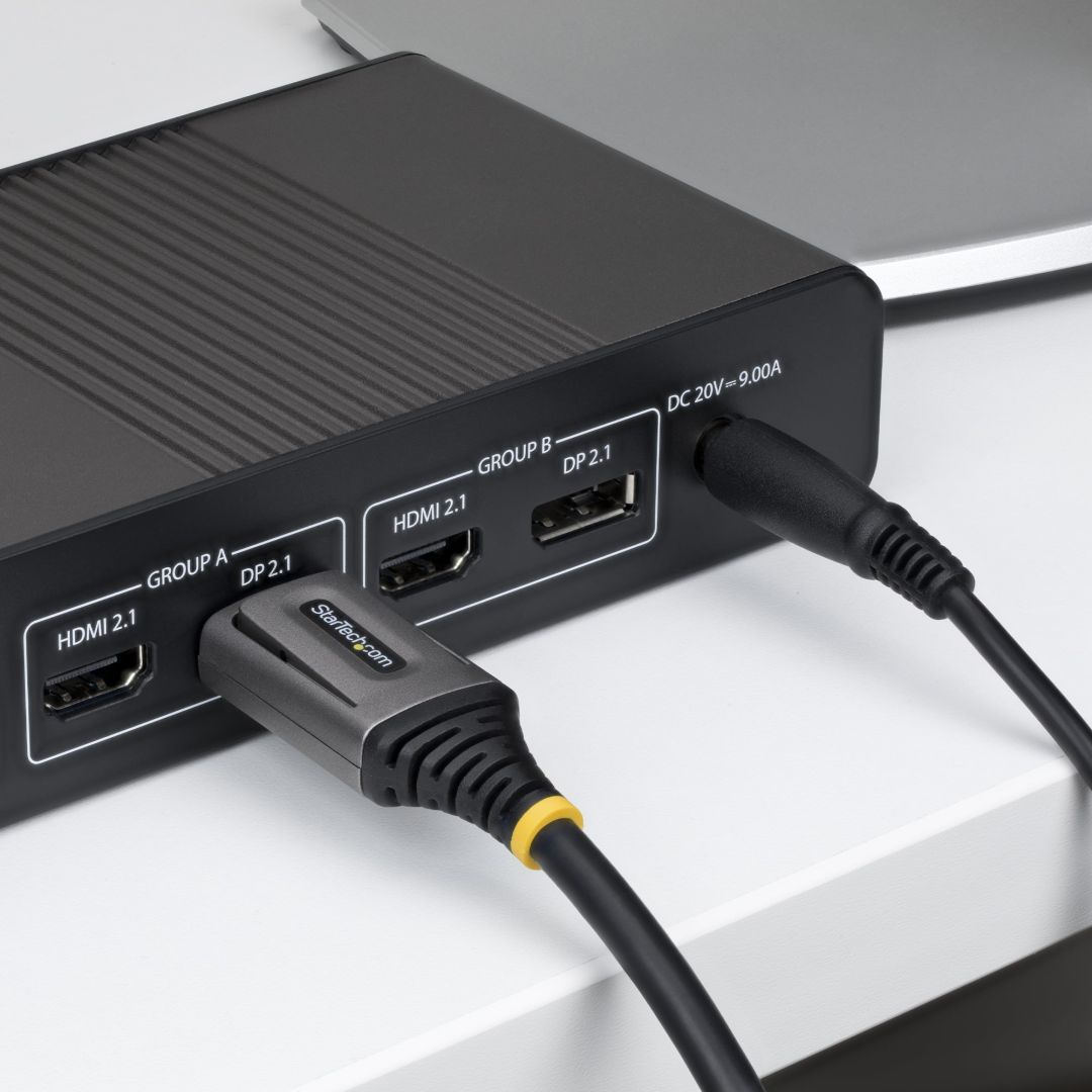 Startech DisplayPort 2.1 male/male 8K 60Hz Cable 1m Black Startech DisplayPort 2.1 male/male 8K 60Hz Cable 1m Black