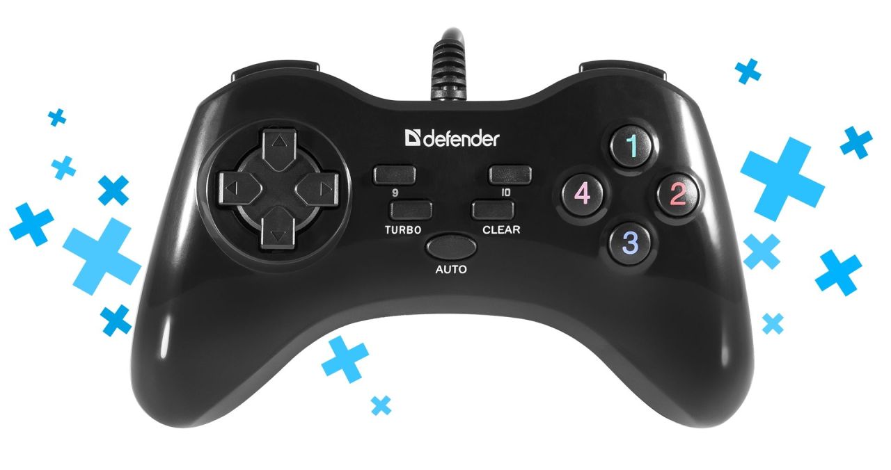 Defender Game Master G2 USB Gamepad Black Defender Game Master G2 USB Gamepad Black