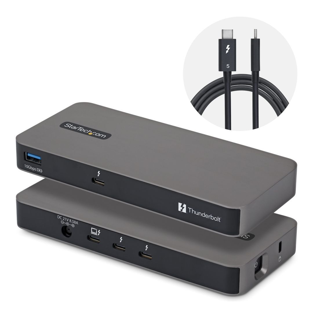 Startech 4-Port Thunderbolt 5 Hub Black Startech 4-Port Thunderbolt 5 Hub Black