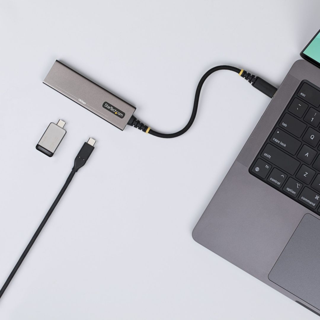 Startech 4-Port USB-C Hub Black