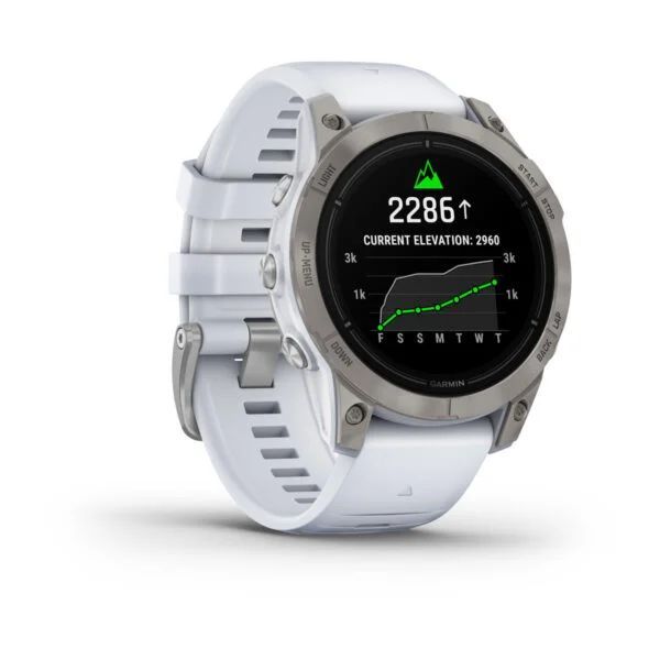 Garmin Epix Pro Gen 2 42mm Titanium with Whitestone Band Garmin Epix Pro Gen 2 42mm Titanium with Whitestone Band