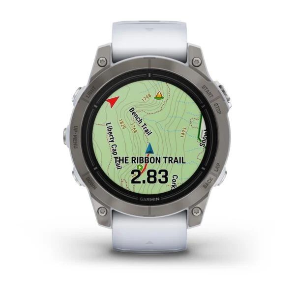 Garmin Epix Pro Gen 2 42mm Titanium with Whitestone Band Garmin Epix Pro Gen 2 42mm Titanium with Whitestone Band