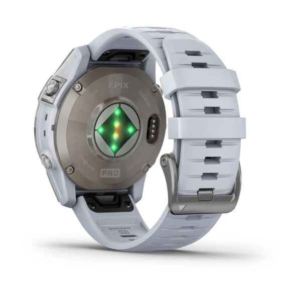 Garmin Epix Pro Gen 2 42mm Titanium with Whitestone Band Garmin Epix Pro Gen 2 42mm Titanium with Whitestone Band