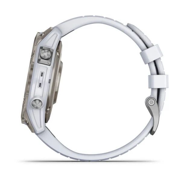 Garmin Epix Pro Gen 2 42mm Titanium with Whitestone Band Garmin Epix Pro Gen 2 42mm Titanium with Whitestone Band