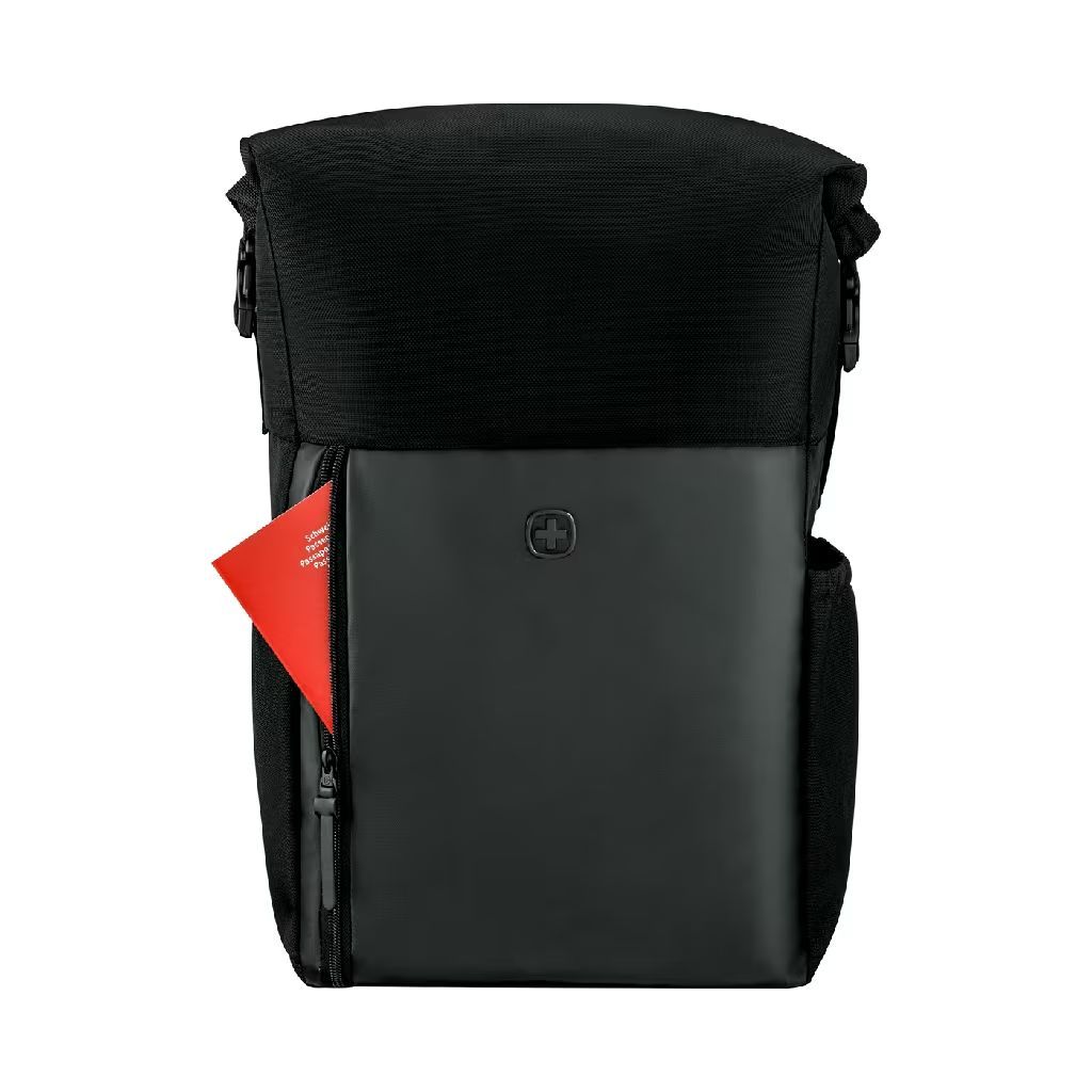 Wenger UrbanOne Roll-Top Backpack 15,6" Black Wenger UrbanOne Roll-Top Backpack 15,6" Black