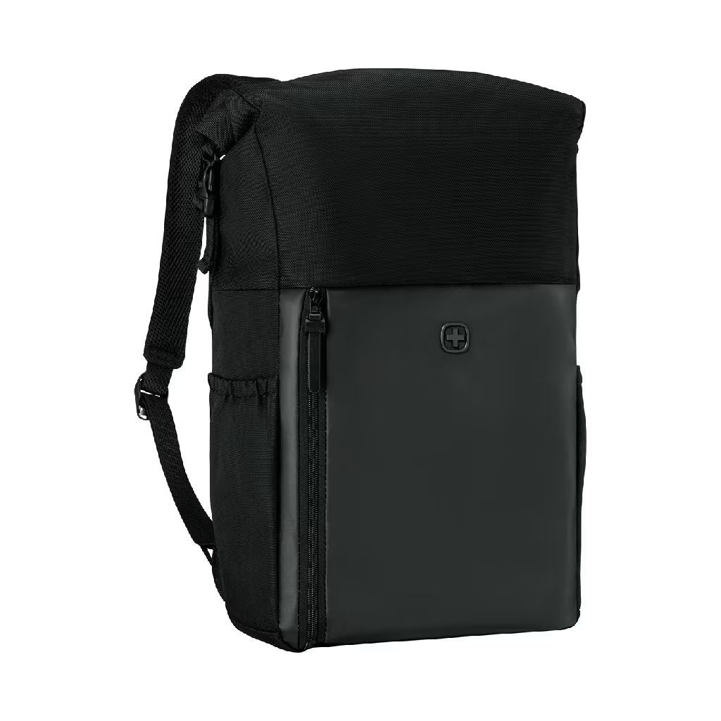 Wenger UrbanOne Roll-Top Backpack 15,6" Black Wenger UrbanOne Roll-Top Backpack 15,6" Black