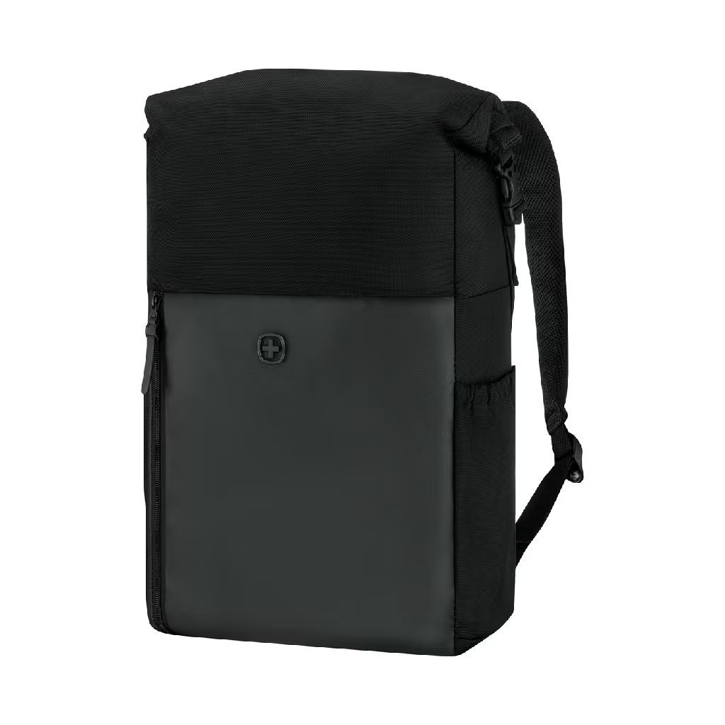 Wenger UrbanOne Roll-Top Backpack 15,6" Black Wenger UrbanOne Roll-Top Backpack 15,6" Black