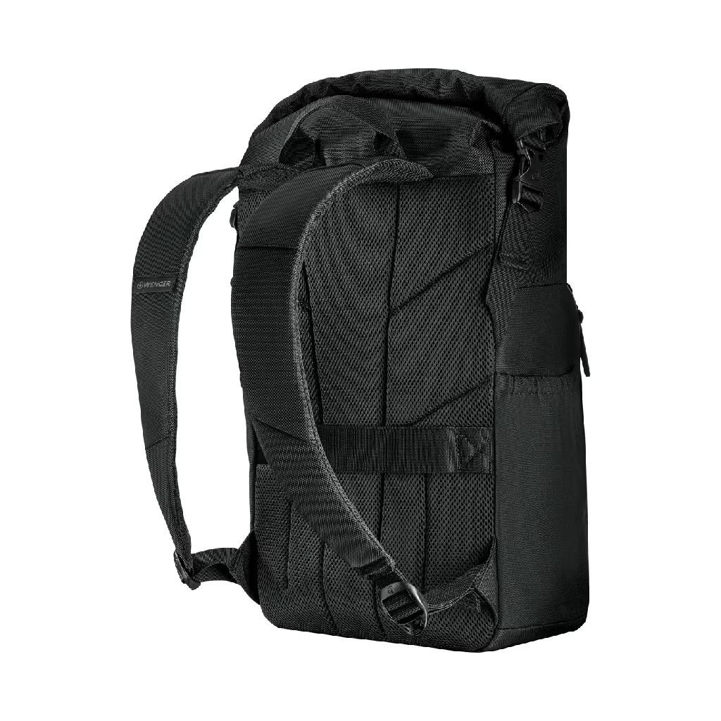 Wenger UrbanOne Roll-Top Backpack 15,6" Black Wenger UrbanOne Roll-Top Backpack 15,6" Black