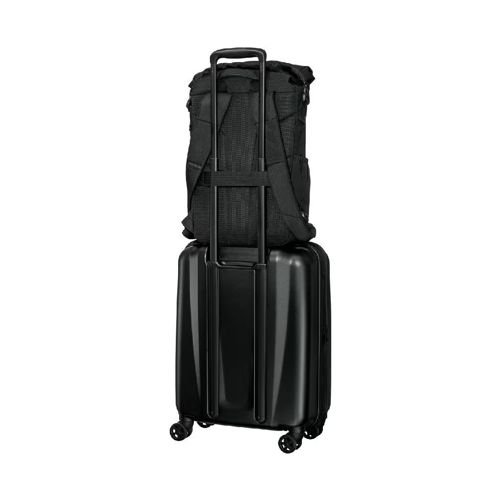 Wenger UrbanOne Roll-Top Backpack 15,6" Black Wenger UrbanOne Roll-Top Backpack 15,6" Black