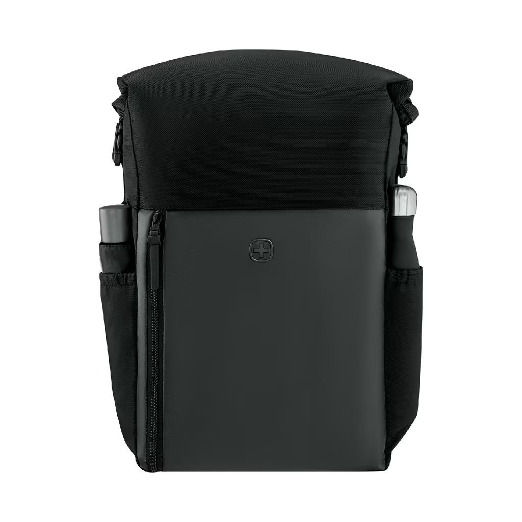 Wenger UrbanOne Roll-Top Backpack 15,6" Black Wenger UrbanOne Roll-Top Backpack 15,6" Black