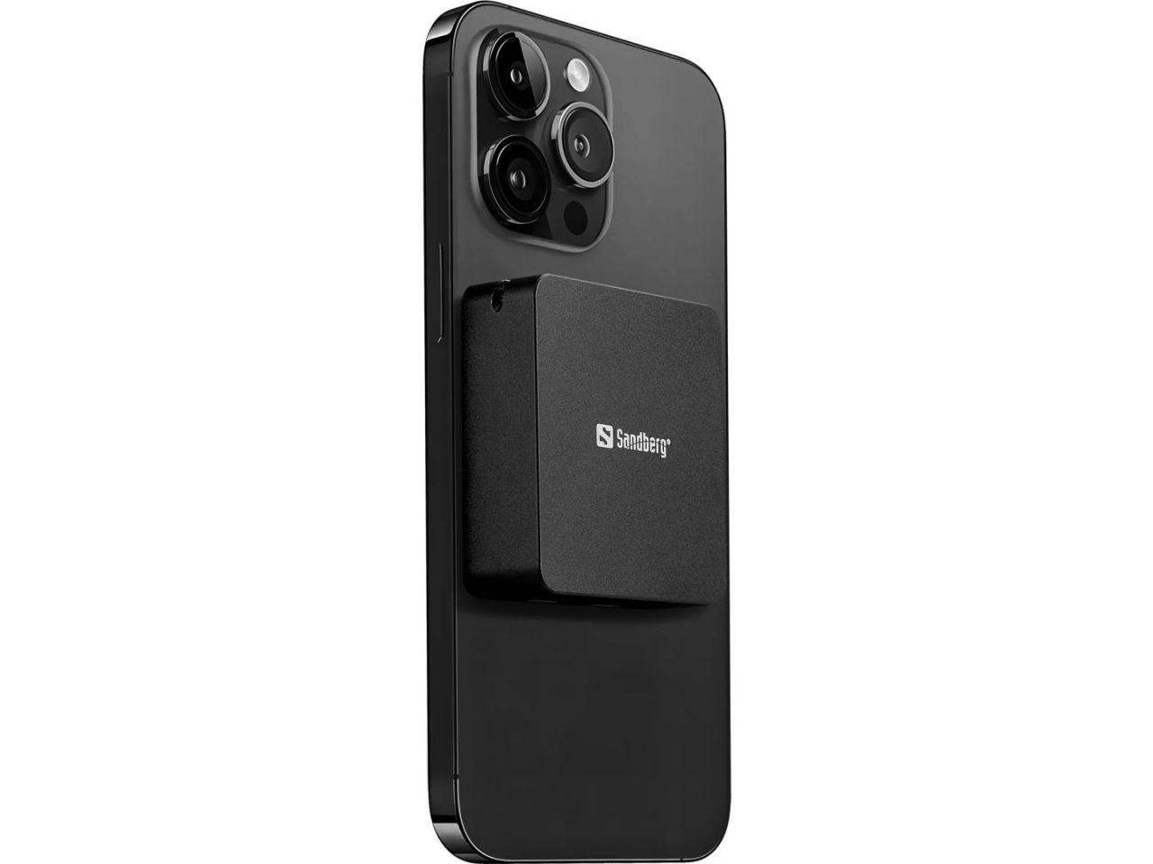 Sandberg Magnet 3in1 5000mAh Wireless PowerBank Black Sandberg Magnet 3in1 5000mAh Wireless PowerBank Black