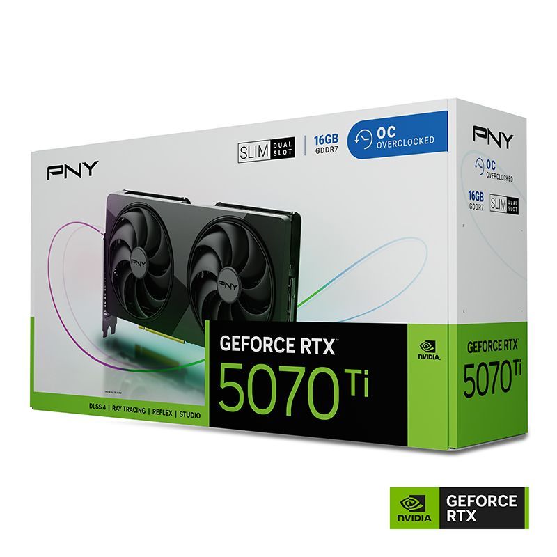 PNY GeForce RTX5070TI 16GB DDR7 Slim OC Dual Fan