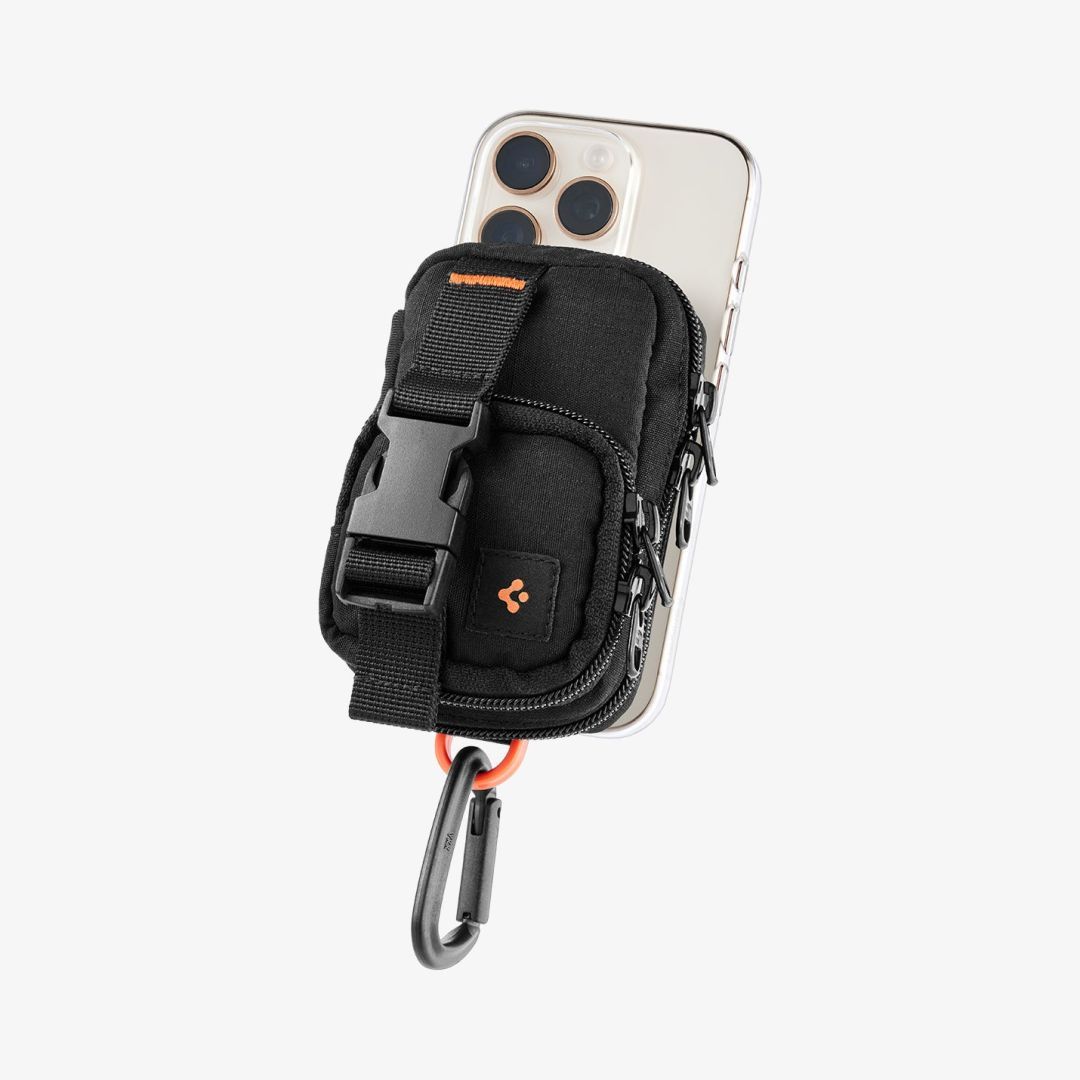 Nomad Spigen Portable Organizer Pouch SnapZip MagSafe, black Nomad Spigen Portable Organizer Pouch SnapZip MagSafe, black