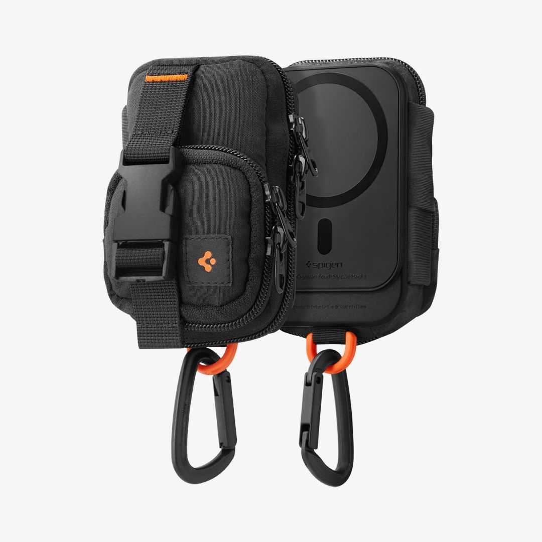 Nomad Spigen Portable Organizer Pouch SnapZip MagSafe, black Nomad Spigen Portable Organizer Pouch SnapZip MagSafe, black