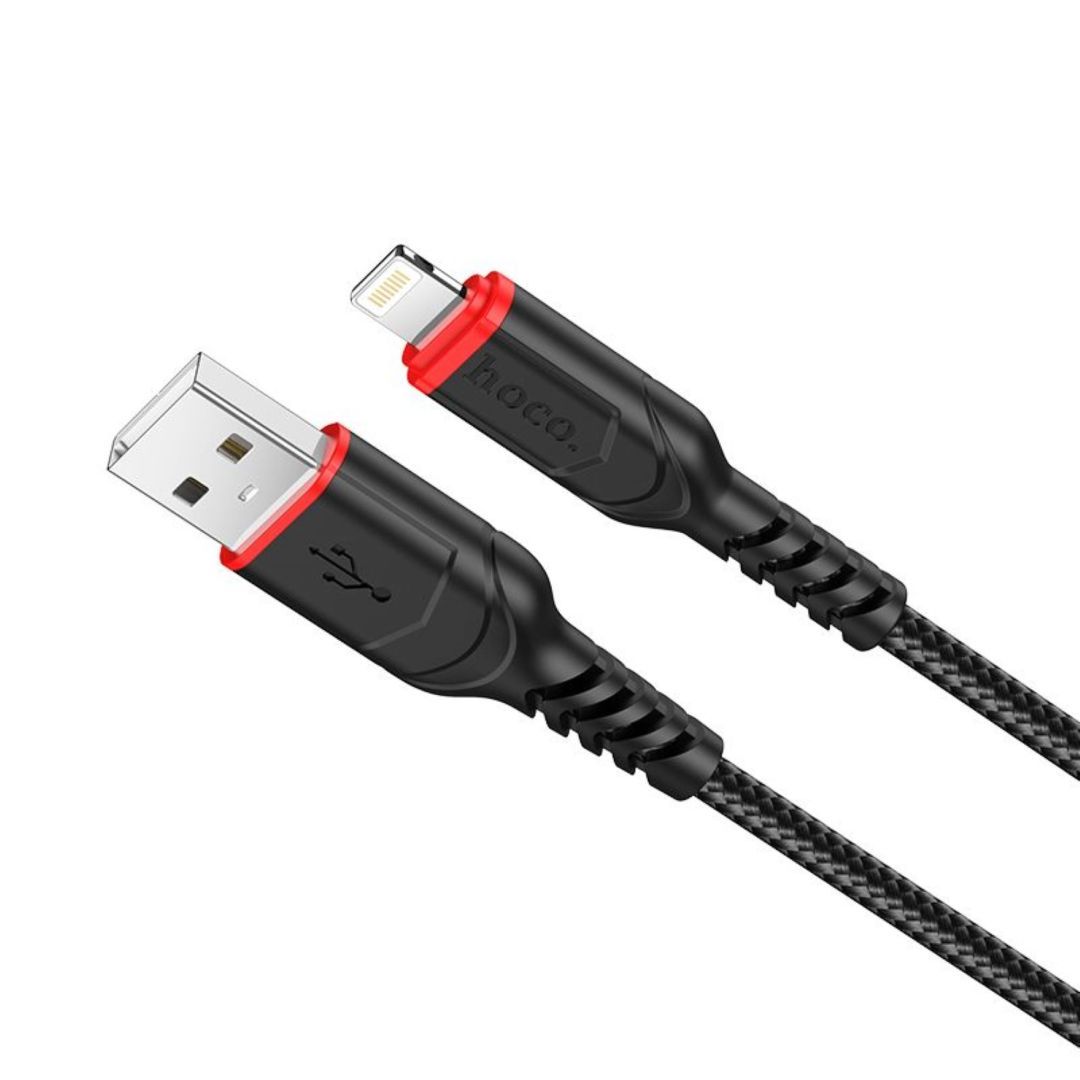 Hoco USB-A to Lightning cable 3m Black Hoco USB-A to Lightning cable 3m Black