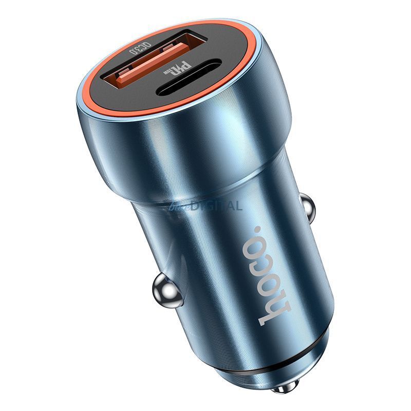 Hoco Z46A 1C1A PD QC3.0 3A 20W car charger Blue Hoco Z46A 1C1A PD QC3.0 3A 20W car charger Blue
