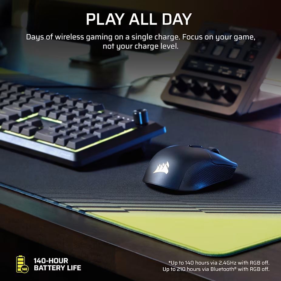 Corsair Harpoon v2 RGB Wireless Bluetooth Gaming mouse Black