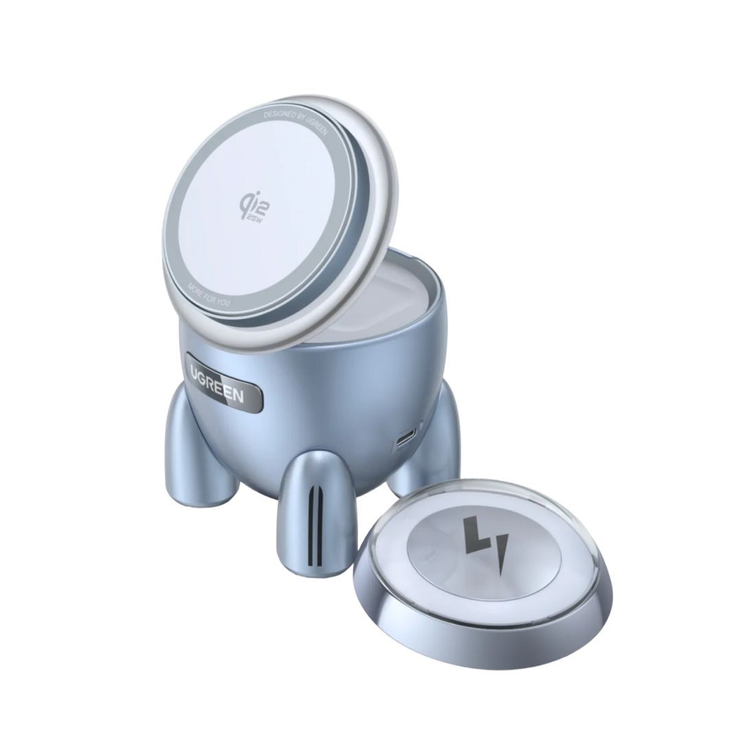 UGREEN UNO Rocket Shape Wireless Charger 25W Blue