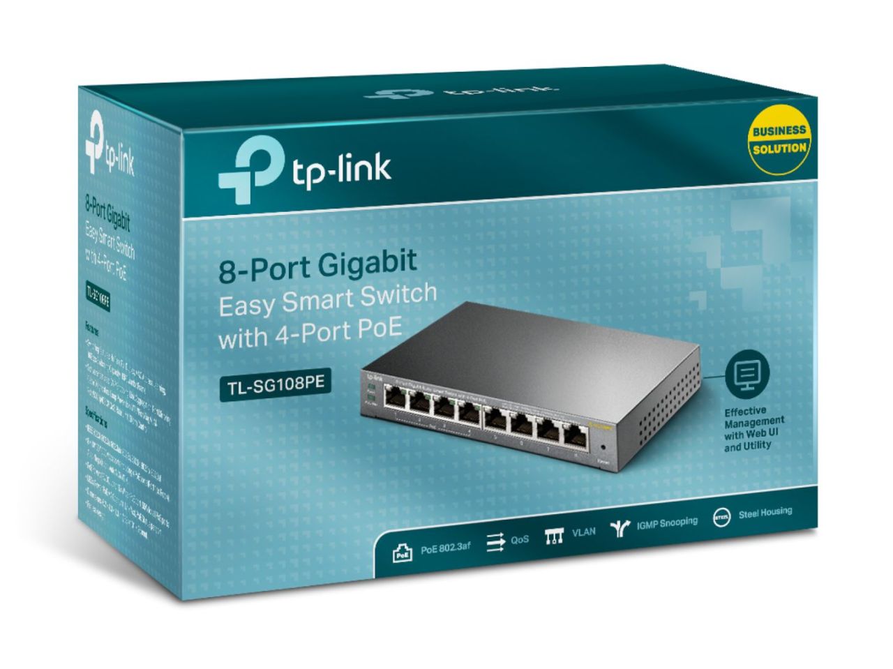 TP-Link TL-SG108PE 8-Port PoE Switch
