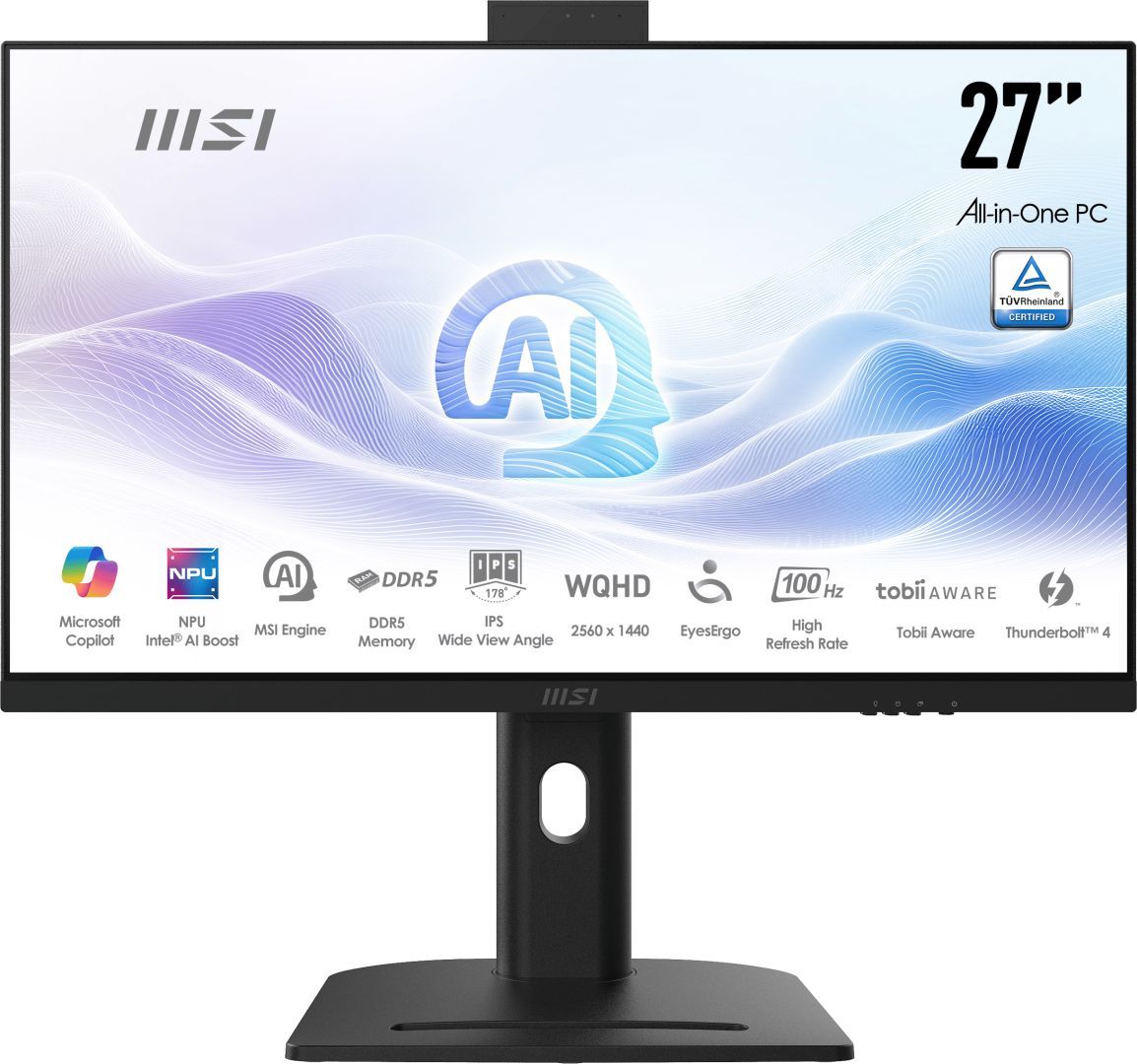 Msi Modern AM273QP AI 1UM AiO Black Msi Modern AM273QP AI 1UM AiO Black