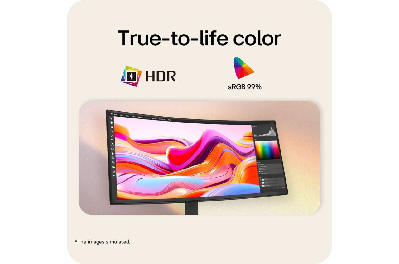 LG 34" 34U620B LED Curved