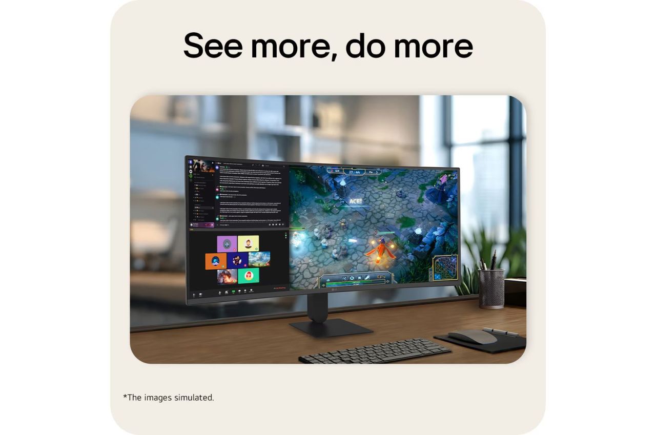 LG 34" 34U640B LED Curved
