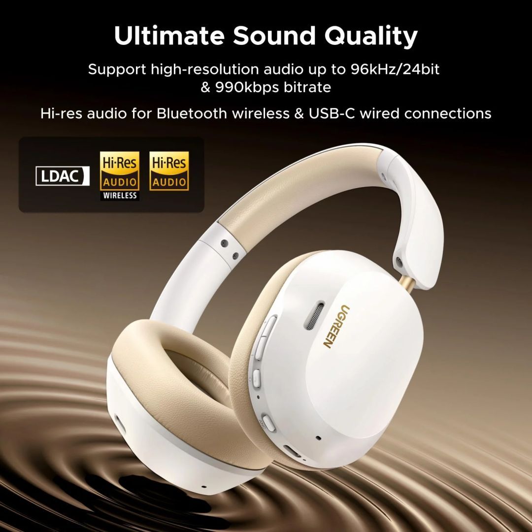 UGREEN HiTune Max 5C Hybrid ANC Bluetooth Headset White UGREEN HiTune Max 5C Hybrid ANC Bluetooth Headset White
