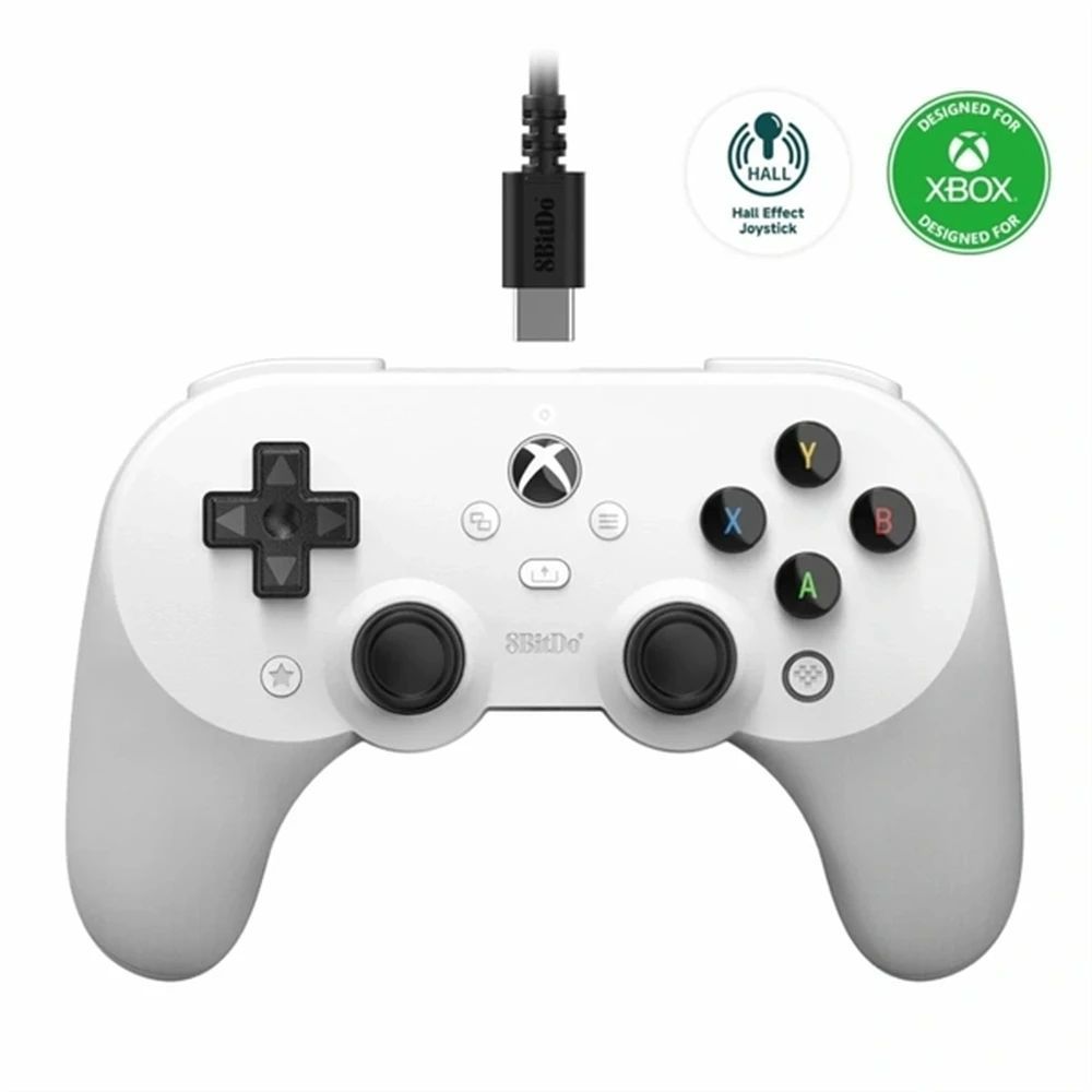 8BitDo Pro 2 Wired Gamepad White 8BitDo Pro 2 Wired Gamepad White