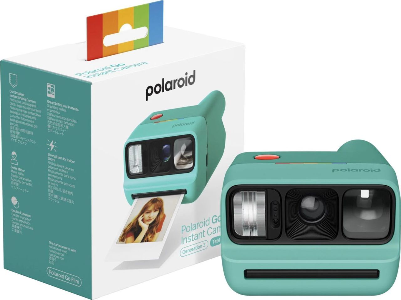 Polaroid Go Generation 3 Teal Polaroid Go Generation 3 Teal