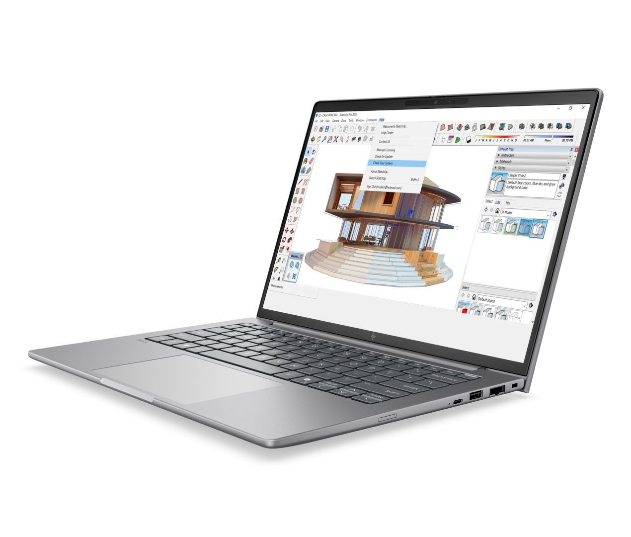 HP ZBook 8 G2a Silver HP ZBook 8 G2a Silver