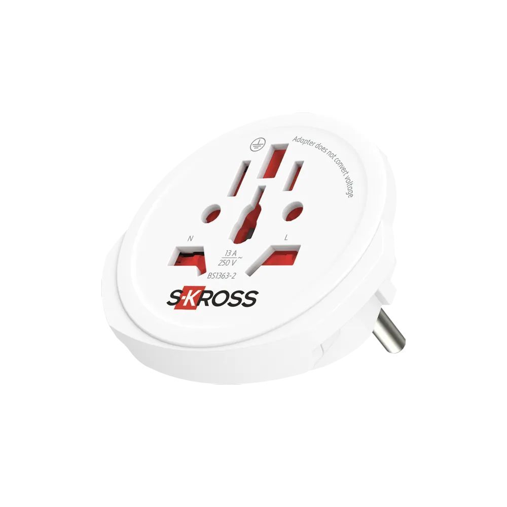 SKROSS World to Europe 2-pack Travel Adapter