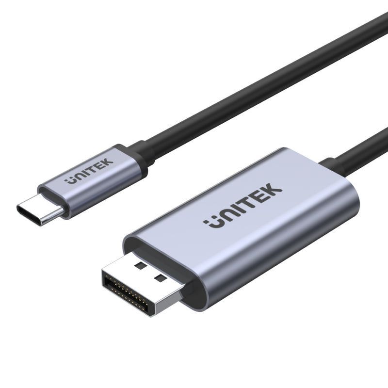 Unitek 4K 60Hz USB-C to DisplayPort 1.2 Cable 2m Space Grey Unitek 4K 60Hz USB-C to DisplayPort 1.2 Cable 2m Space Grey