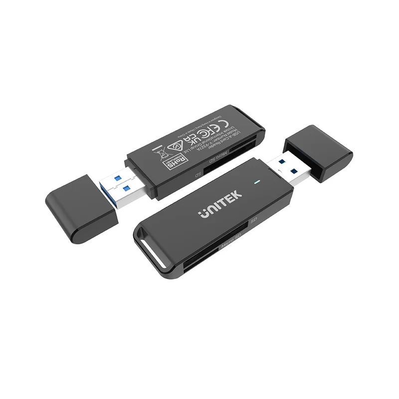 Unitek Y-9327A USB-A Card Reader Black Unitek Y-9327A USB-A Card Reader Black