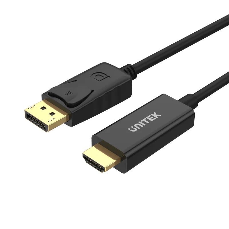 Unitek Y-5118CA DisplayPort to HDMI 1080P Full HD Cable 1m Black Unitek Y-5118CA DisplayPort to HDMI 1080P Full HD Cable 1m Black