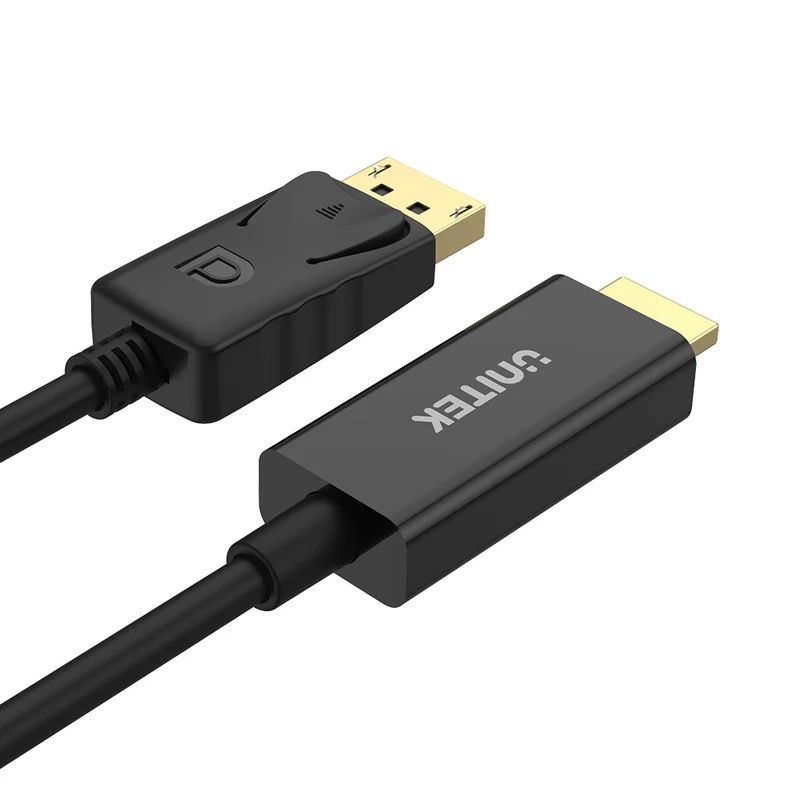 Unitek Y-5118CA DisplayPort to HDMI 1080P Full HD Cable 1m Black Unitek Y-5118CA DisplayPort to HDMI 1080P Full HD Cable 1m Black