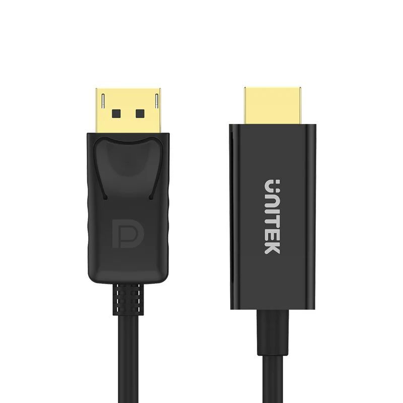 Unitek Y-5118CA DisplayPort to HDMI 1080P Full HD Cable 1m Black Unitek Y-5118CA DisplayPort to HDMI 1080P Full HD Cable 1m Black