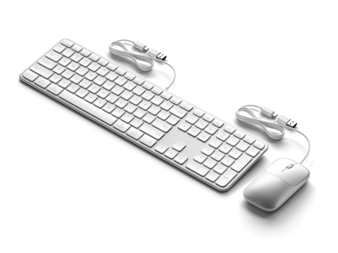 Satechi Slim CLX3 Wired Keyboard Combo US Silver Satechi Slim CLX3 Wired Keyboard Combo US Silver