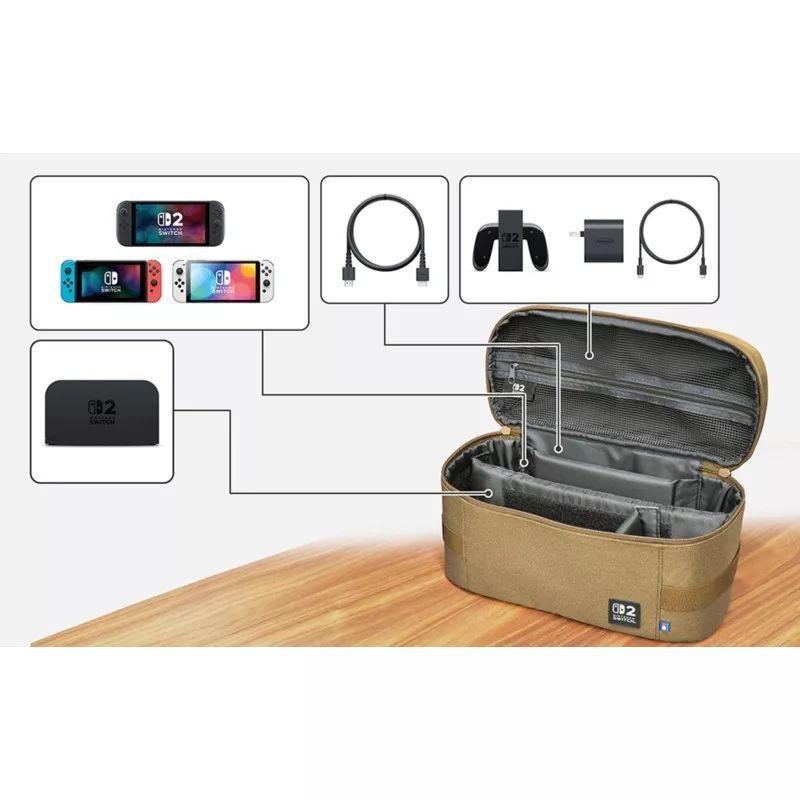 8BitDo Compact Carry All for Nintendo Switch 2 Sand