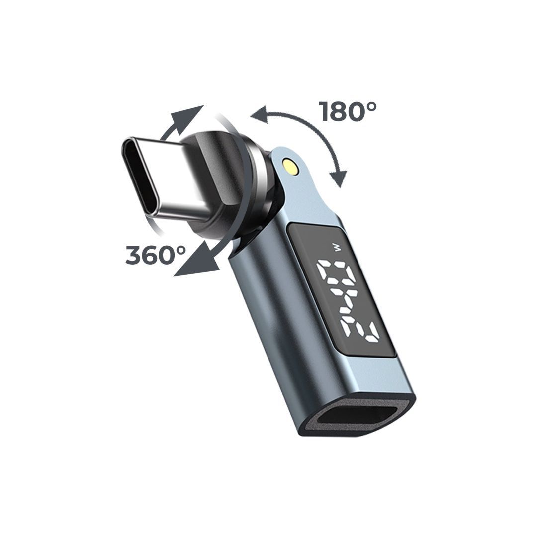 Mobile Origin CB15 240W Display USB-C Rotation 540° Adapter Black