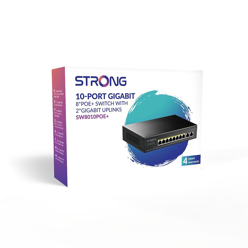 Strong SW8010POE+ Switch Strong SW8010POE+ Switch