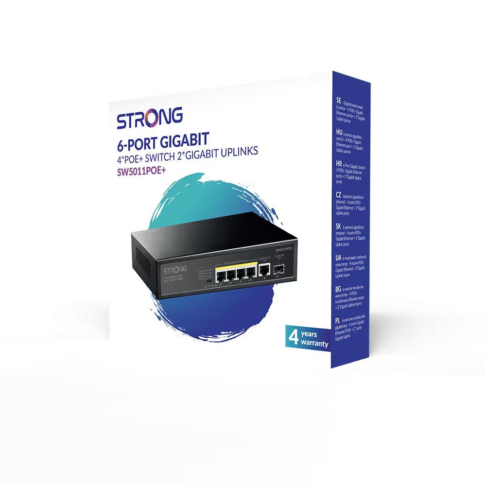 Strong SW5011POE+ Switch Strong SW5011POE+ Switch