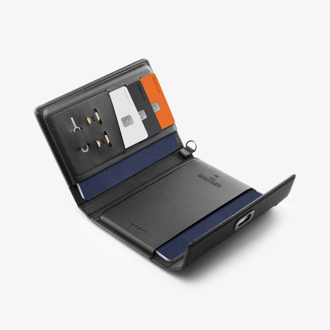 Spigen Universal Passport Holder with MagSafe Wallet Black Spigen Universal Passport Holder with MagSafe Wallet Black