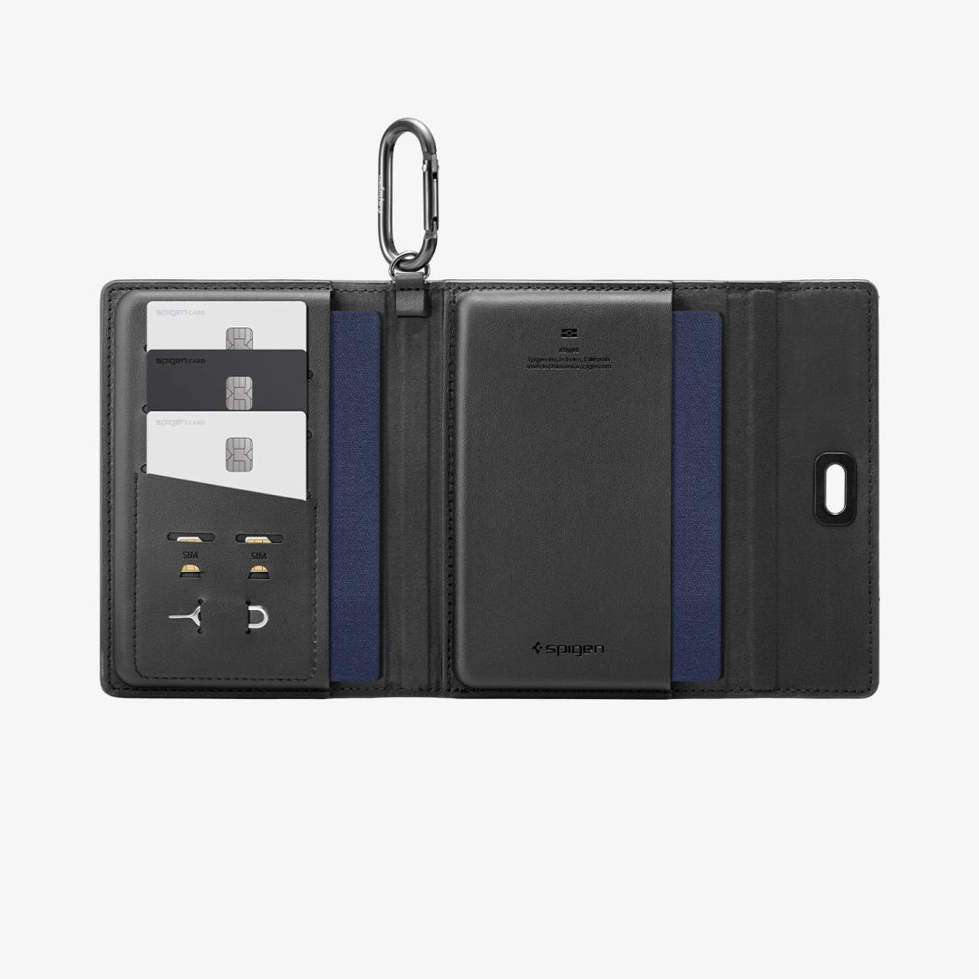 Spigen Universal Passport Holder with MagSafe Wallet Black Spigen Universal Passport Holder with MagSafe Wallet Black