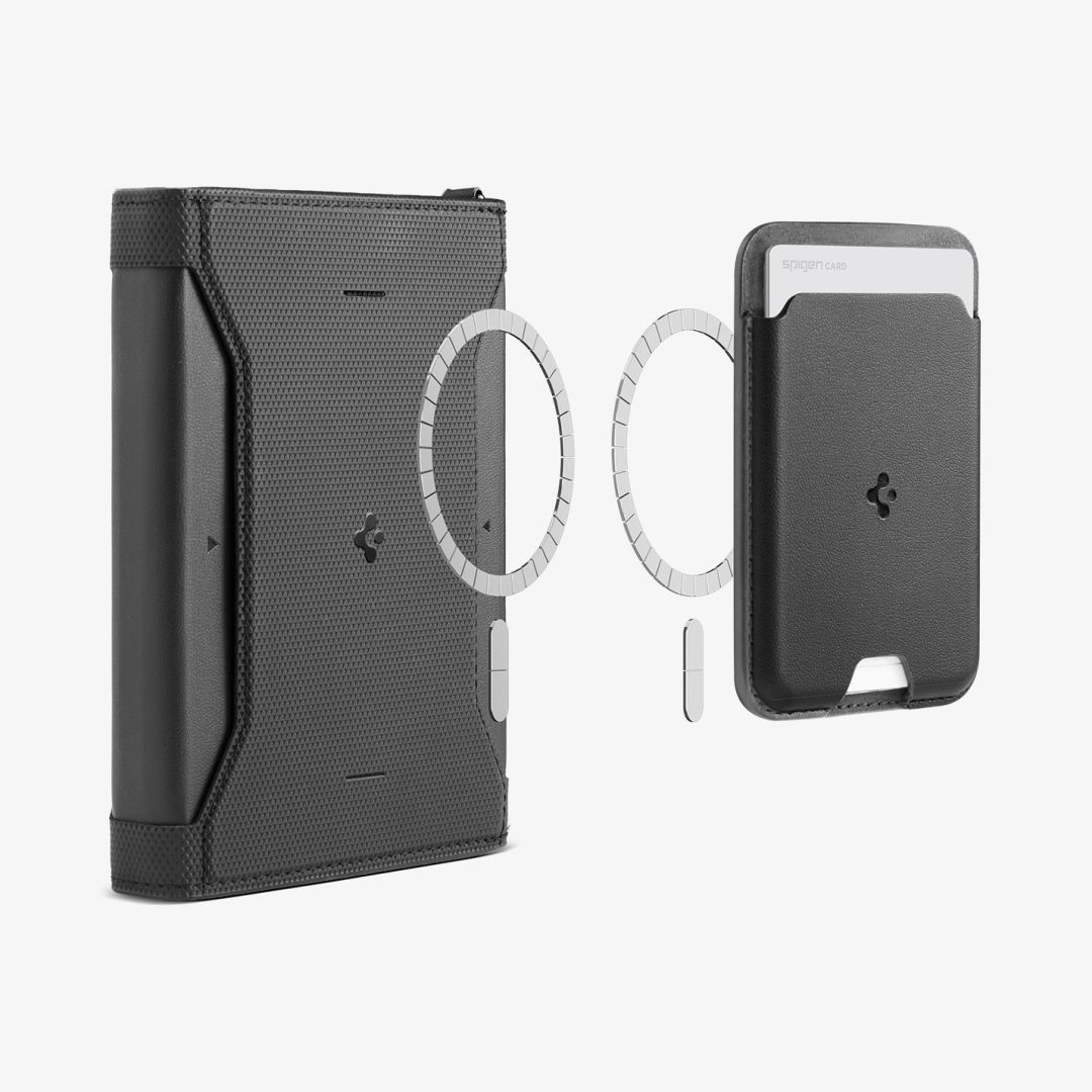 Spigen Universal Passport Holder with MagSafe Wallet Black Spigen Universal Passport Holder with MagSafe Wallet Black