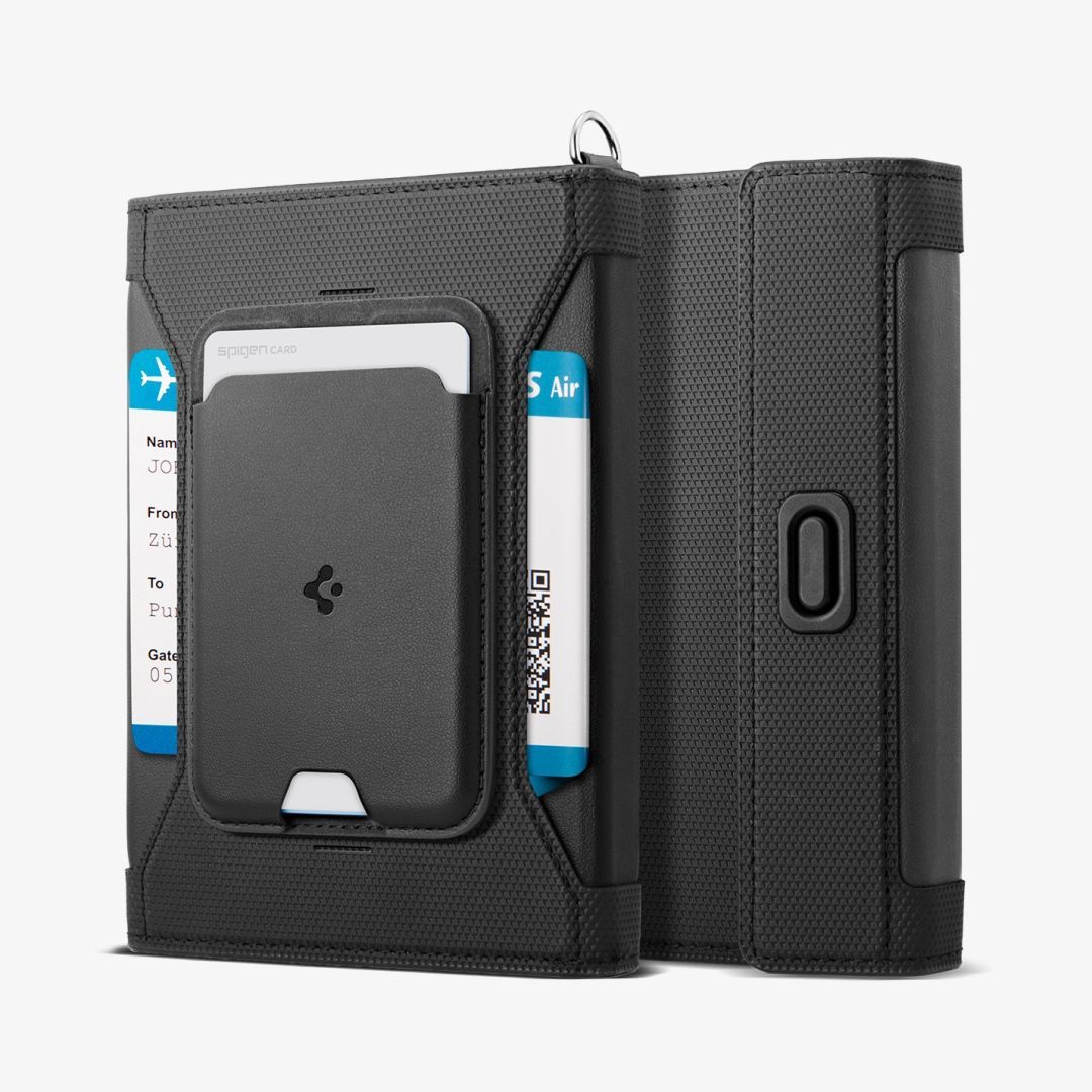Spigen Universal Passport Holder with MagSafe Wallet Black Spigen Universal Passport Holder with MagSafe Wallet Black